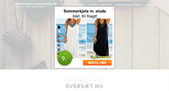 Desktop Screenshot of danskengelskordbog.dk